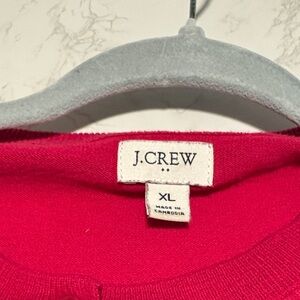 J.Crew Vibrant Red Knit Top XL